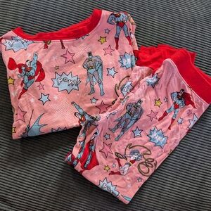 Little Sleepies PJs 2T Pink DC Justice League